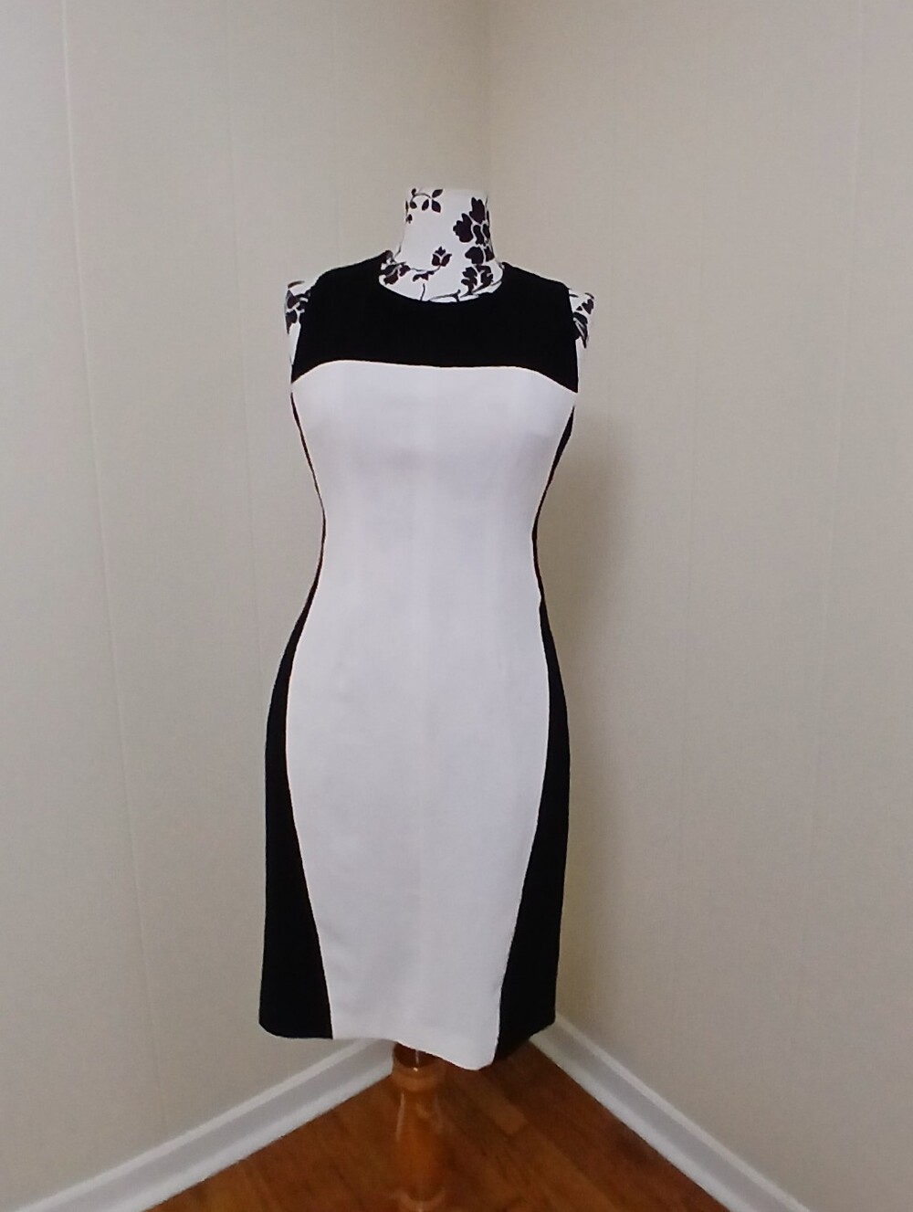 Cross-Back Sheath Dress